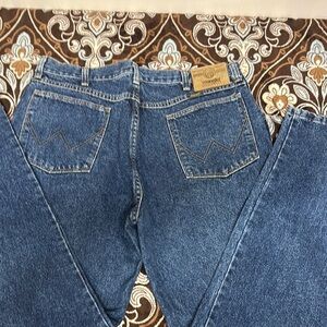 Wrangler Men's Straight Jeans - Blue